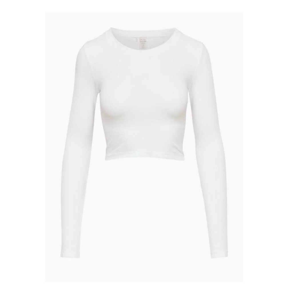Aritzia Seamless Sinch Smooth Willow Cropped long sleeve